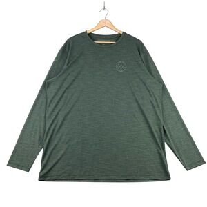 Anetik Ultralight Sun Shirt Men 2XL Green Performance Stretch VINT UV UPF 30+